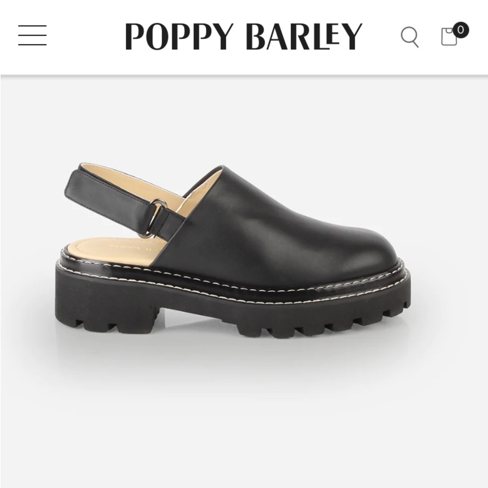 Poppy Barley The Lug Mule in size 10, excellent condition - Picture 4 of 16